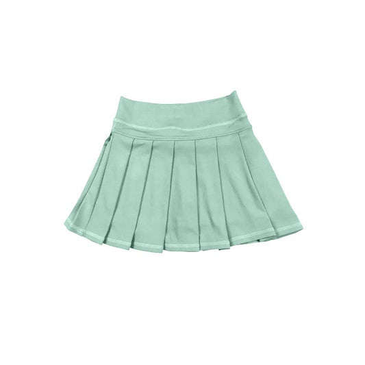 ( Moq 5 ) Preorder Baby Girls Kids Green Skirt Shorts Bottoms Yoga Clothes