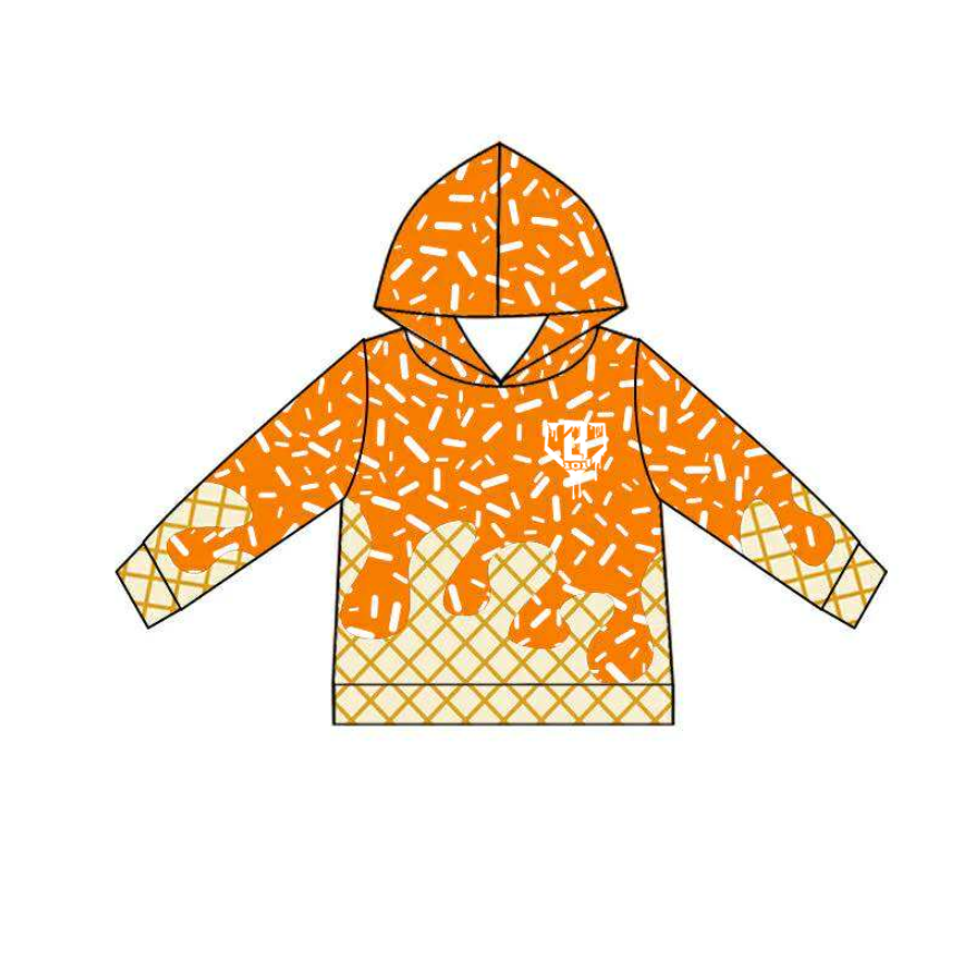 ( Moq 5 ) Baby Boy Girl Long Sleeves Plaid Candy Hoodie Team Shirt Tops 7.3