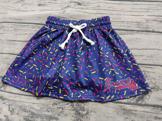 Baby Girl Adult Women Team Family Skort Shorts Bottoms ( Moq 5 )