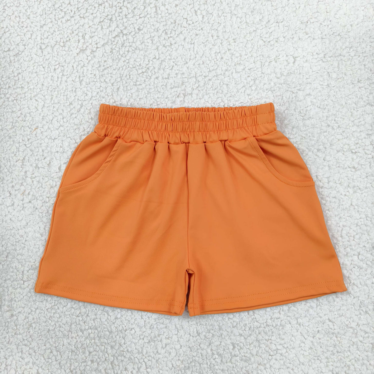 Baby Girls Kids Pockets Shorts Bottoms Yoga Active Orange Clothes RTS