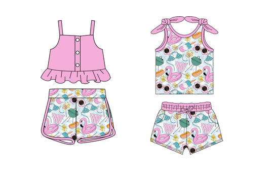 Baby Girl Straps Beach Sibling Set ( Moq 5 Each Style ) 1.23