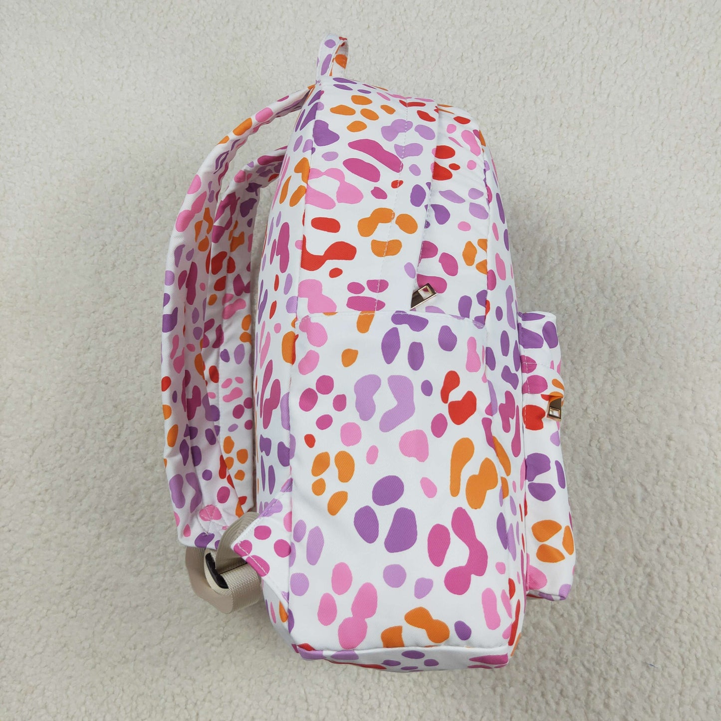 Baby Girl Toddler Colorful Leopard Backpack Bags RTS