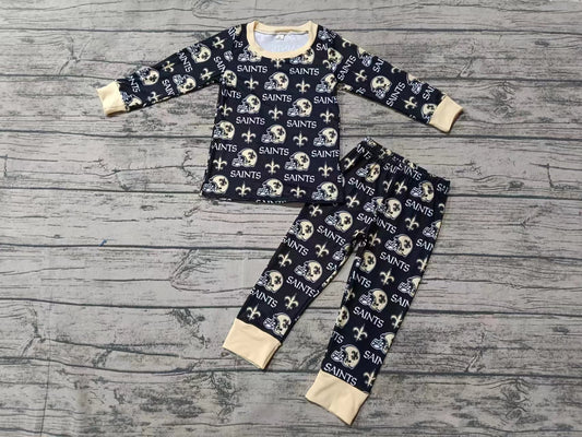 Baby Boy Long Sleeves Shirt Pants Team Pajamas Set Moq 5