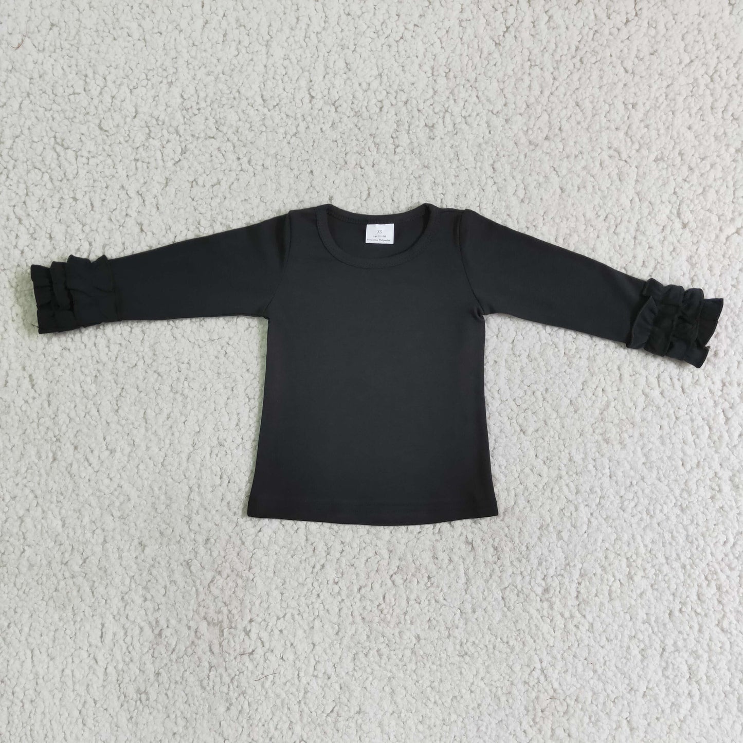 Sibling Girls Long Sleeves Cotton Tee Shirt Kids Tops RTS