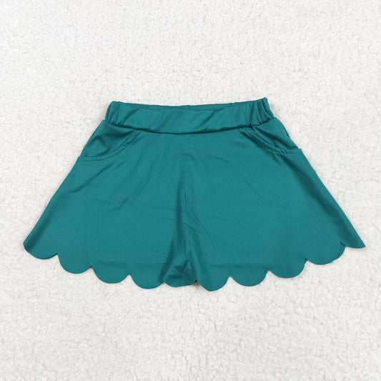 Baby Girl Dark Green Yoga Active Skorts Bottoms  RTS