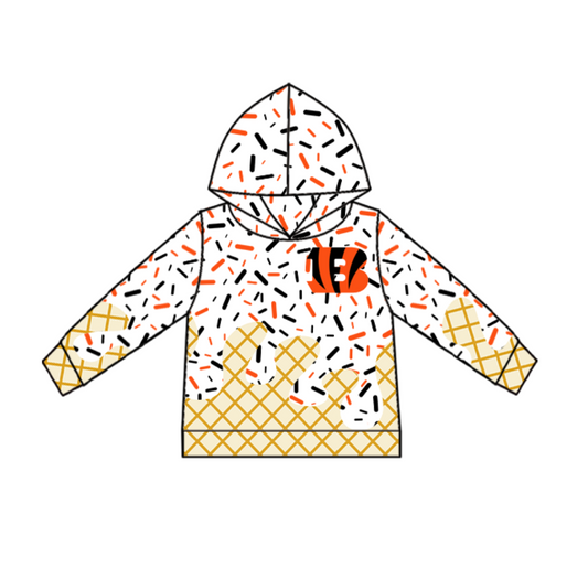Baby Kids Toddler Kids Toddler B Team Hoodie Pullover Shirt ( Moq 5 )