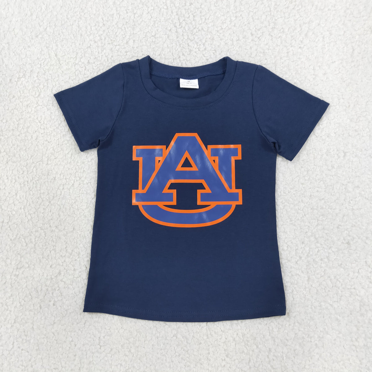 Baby Boy Kids Short Sleeves Navy Shirt Team Clothes RTS