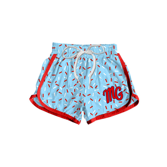 Adult Women MG Team Sports Blue Shorts Bottom ( Moq 5 )