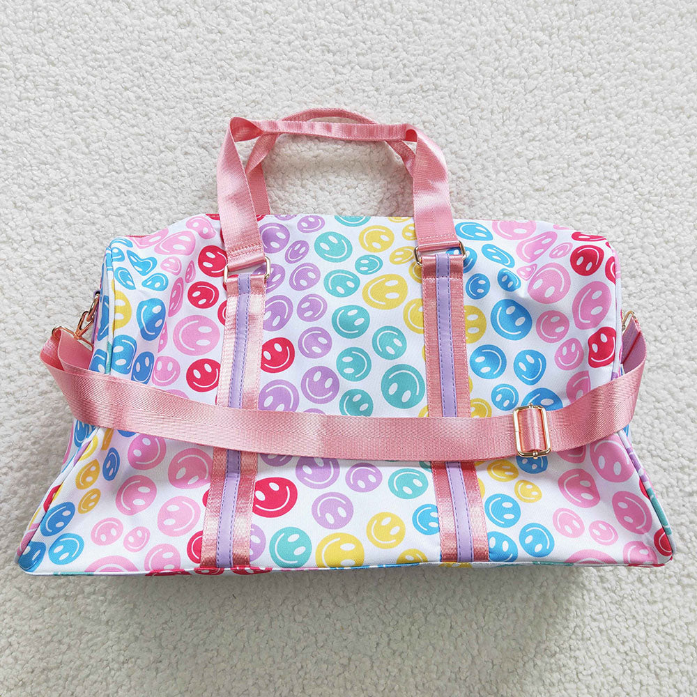 Kids Girl Adult Women Smile Bows Sibling Duffel Gym Bags