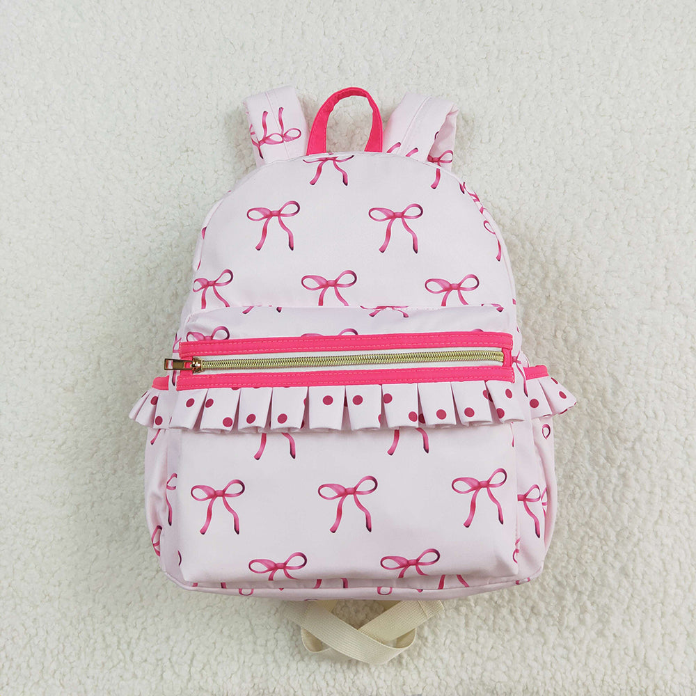 Baby Girl Kids Flower Ruffle Backpack Sibling Bags
