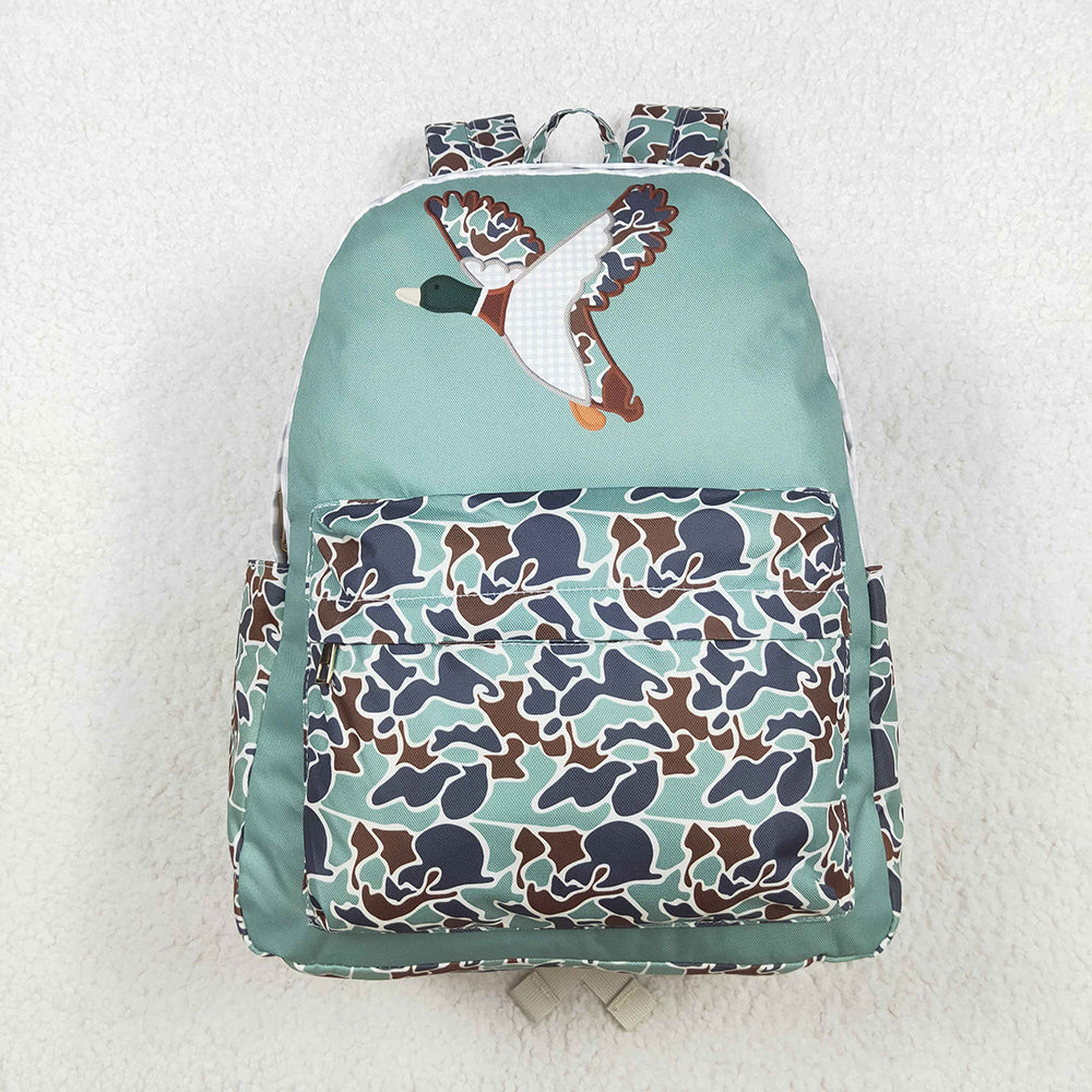 Baby Toddler Kids Camo Ducks Dogs Hunting Backpack Sibling Bags RTS