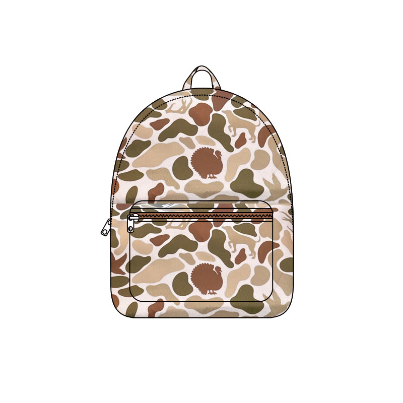 Preorder Baby Kids Toddler Dog Duck Deer Camo Hunting Backpack Bag ( Moq 5 )