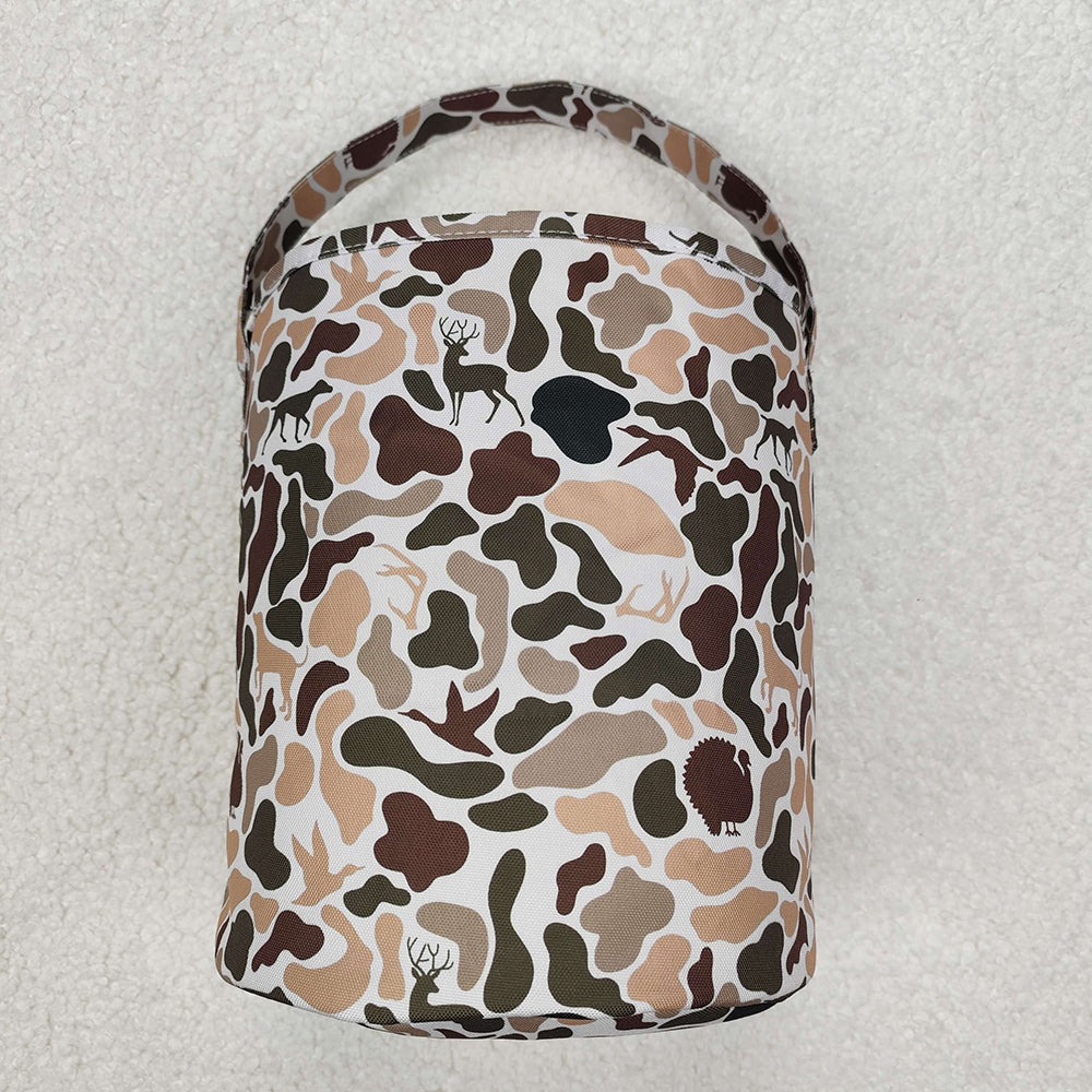 Baby Kids Adult Deer Ducks Dogs Sibling Camo Backpack Basket Gym Bags RTS