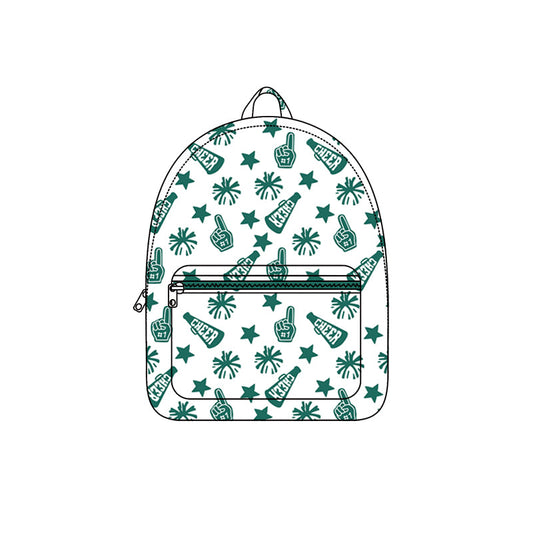 ( Moq 5 ) Preorder Baby Girl Toddler Team Cheer Green Backpack Bags