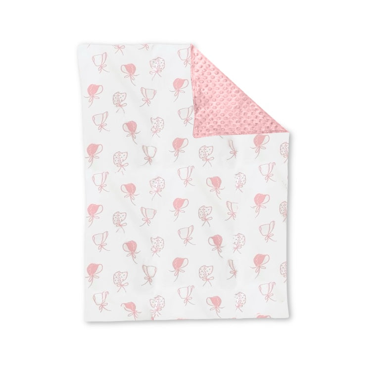 Pre-order Baby Girl Hats Pink Blanket