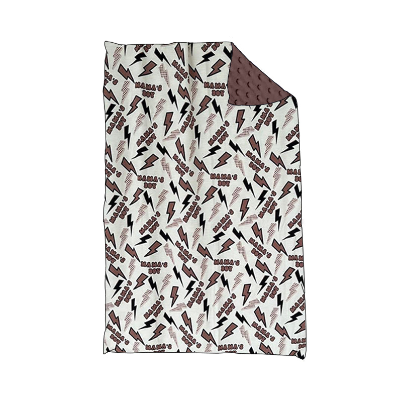 Pre-order Baby Kids Toddler Mama's Boy Minky Blanket