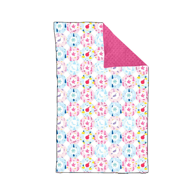 ( Moq 5 ) Preorder Baby Girls Kids Princess Blanket
