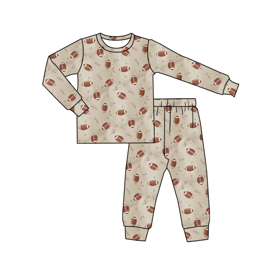 Pre-order Baby Boy Kids Football Shirt Pants Pajamas Clothes Set