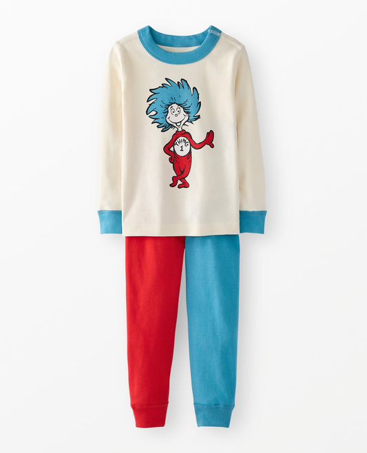 ( Moq 5 ) Preorder Baby Kids Toddler Long Sleeves Reading Shirt Red Blue Pants Pajamas Set