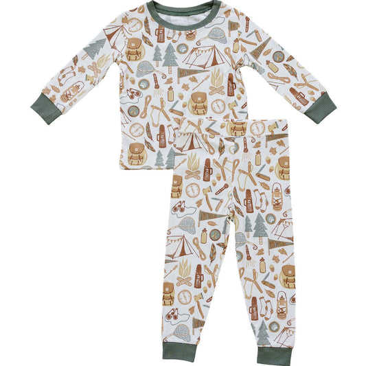 ( Moq 5 ) Preorder Baby Boys Kids Long Sleeves Shirt Pants Pajamas Set
