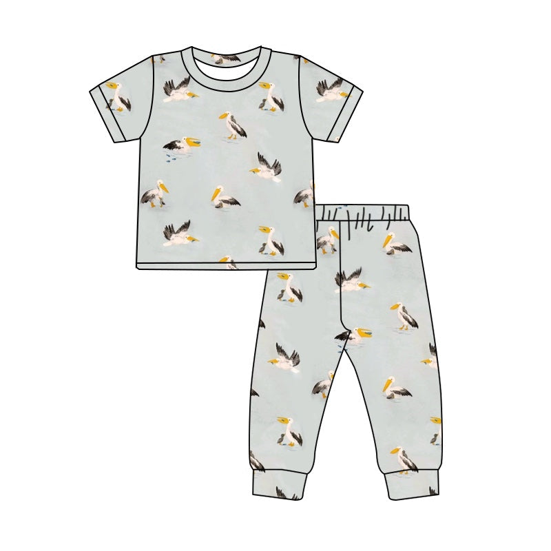 Pre-order Baby Boy Hunting Ducks Shirt Pants Pajamas Clothes Set