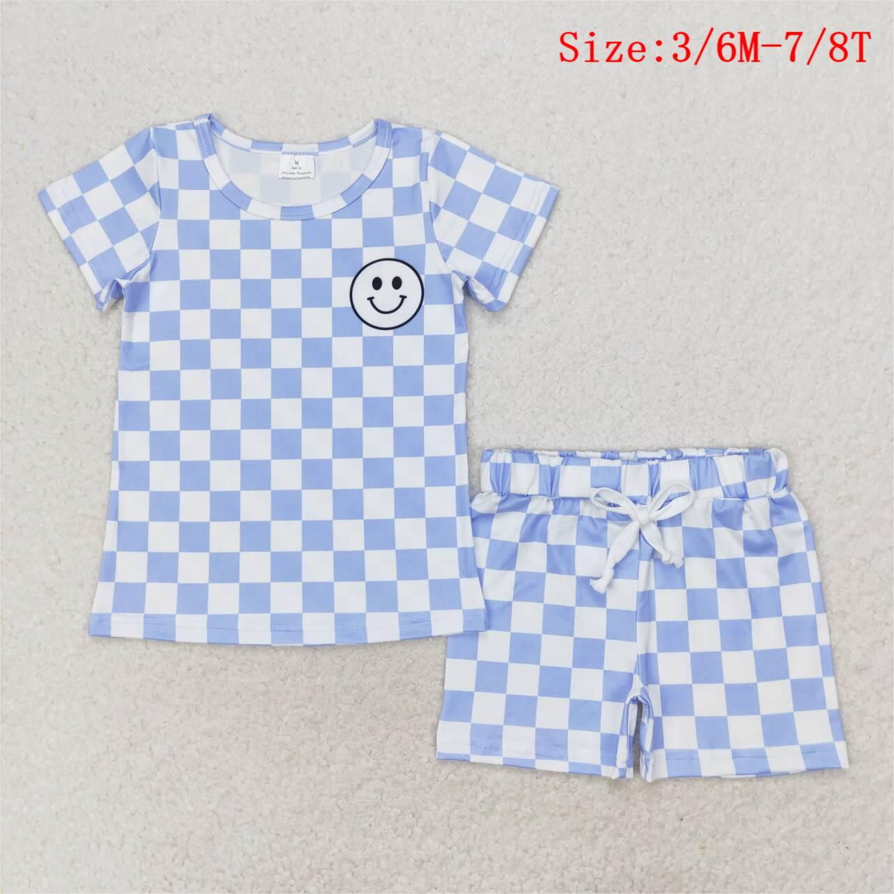 Baby Boy Girl Smile Shirt Shorts Summer Set Sibling Clothes RTS