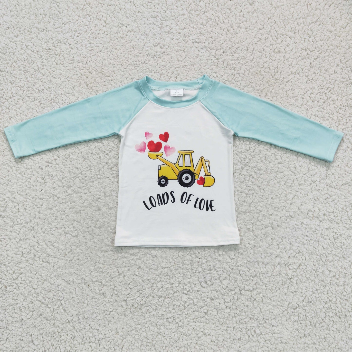 Promotion Baby Boy Loads of Love Truck Valentine's Shirt RTS