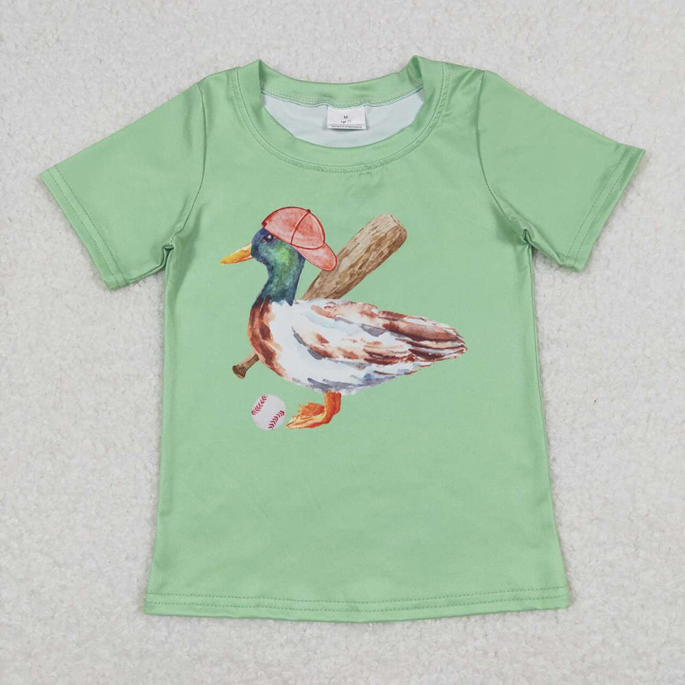 Baby Boy Girl Short Sleeves Sibling Tee Shirt Baseball Clothes