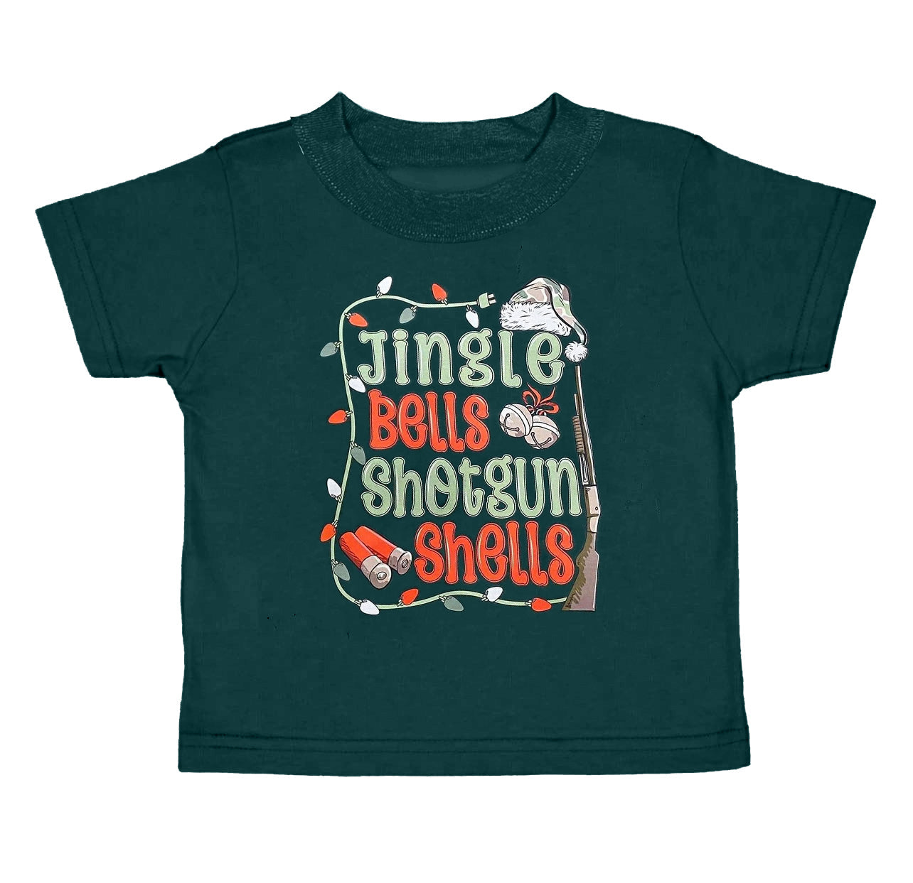 Pre-order Baby Boy Short Sleeves Christmas Green Shirt