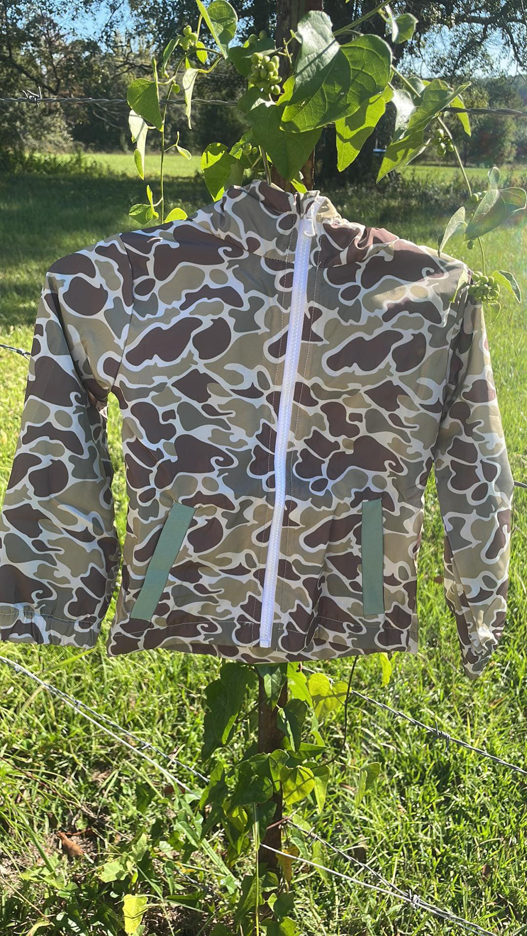 Pre-order Baby Boy Long Sleeves Camo Zipper Hoodie Jacket Shirt
