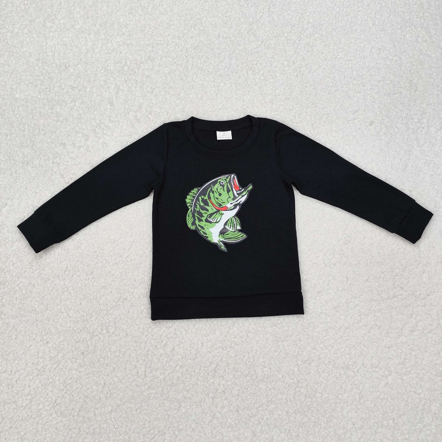 Baby Boy Gir Toddler l Long Sleeves Fish Sibling Shirt Tops RTS