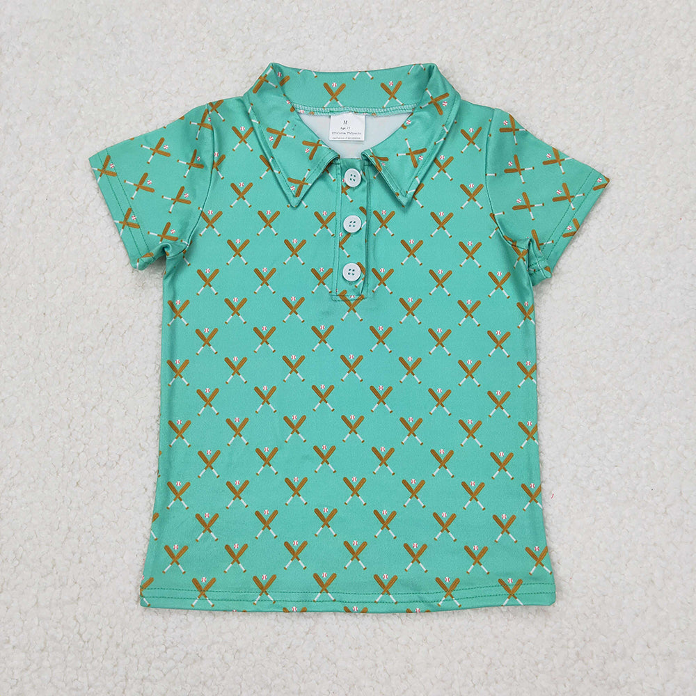 Baby Boy Short Sleeves Baseball Sibling Brother Pullover Shirt RTS