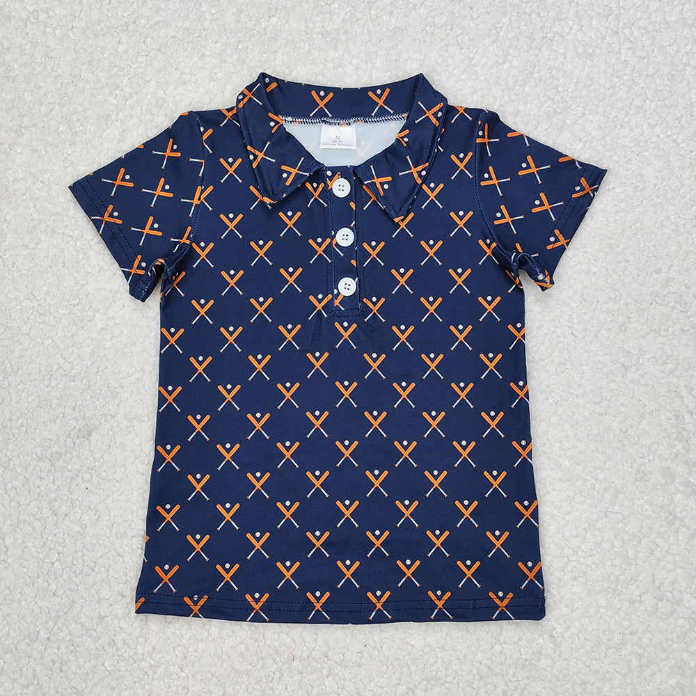 Baby Boy Short Sleeves Baseball Sibling Brother Pullover Shirt RTS