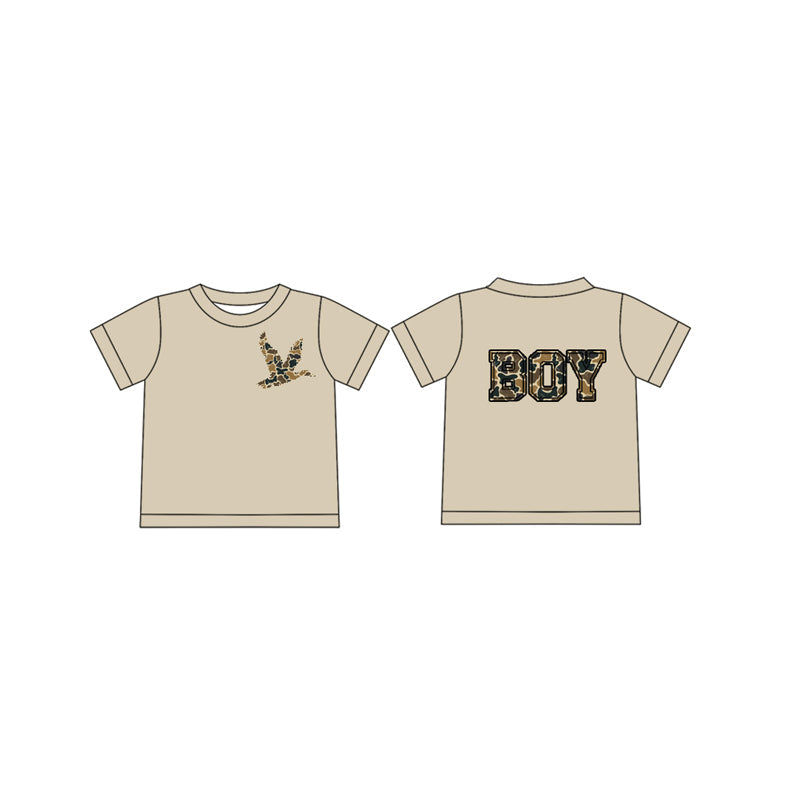 Preorder Baby Boy Short Sleeves Duck Camo Tee Shirt Tops