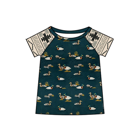 ( Moq 5 ) Preorder Baby Boy Toddler Short Sleeves Ducks Tee Shirt Tops