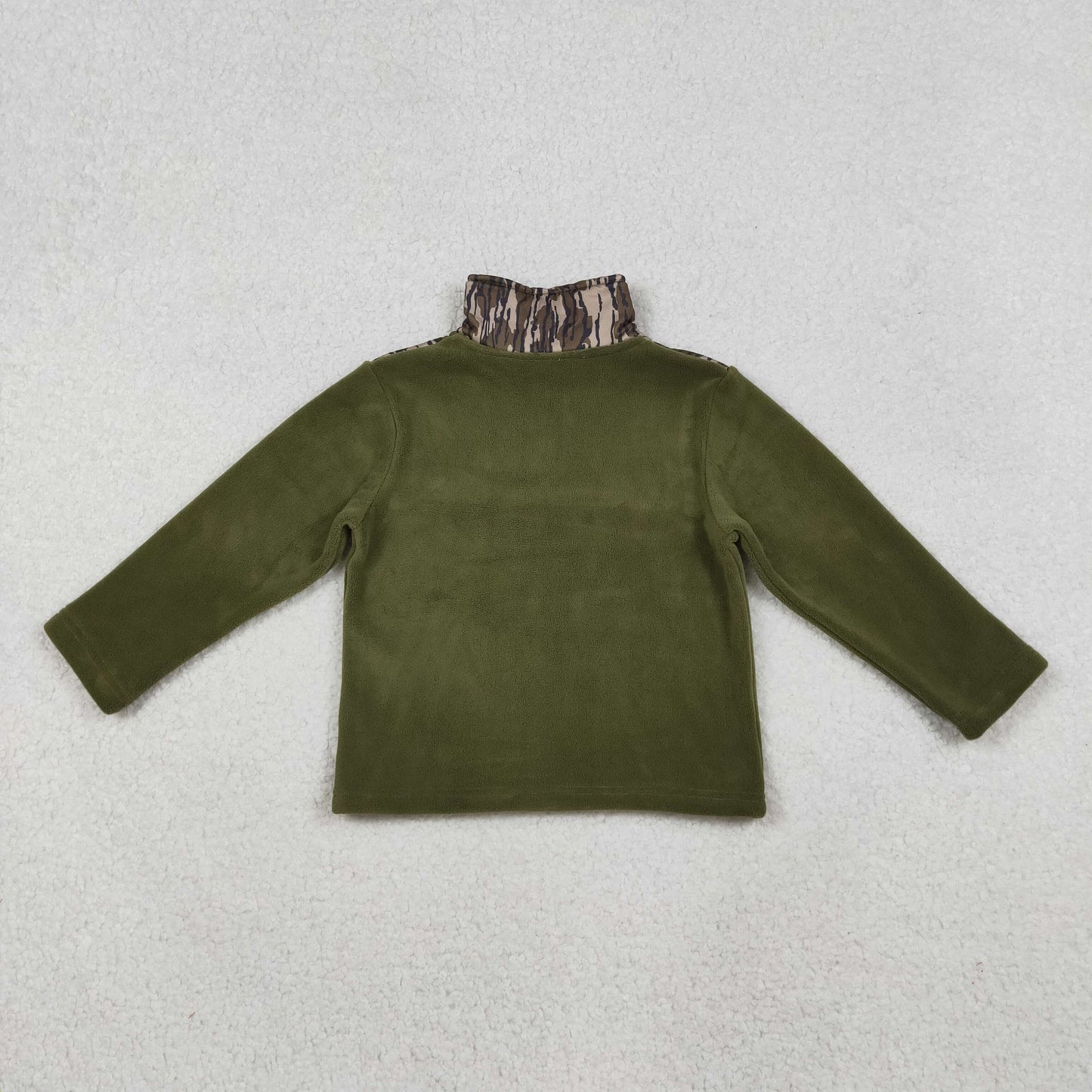 Sibling Baby Boys Girls Long Sleeves Camo Bows Santa Zipper Fleece Pullover Shirts Tops RTS