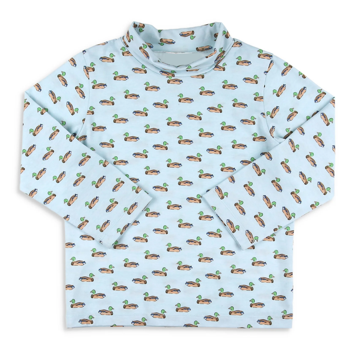 ( Moq 5 ) Preorder Boys Kids Long Sleeves Ducks Blue Shirt Tops