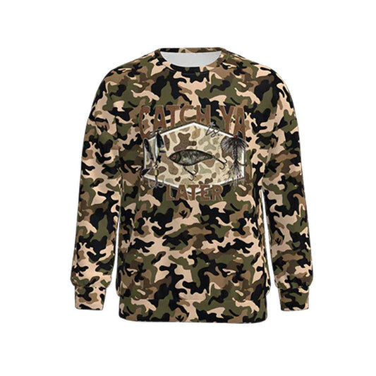 ( Moq 5 ) Preorder Adult Men Long Sleeves Camo Fishing Southern Hunting Shirt Tops