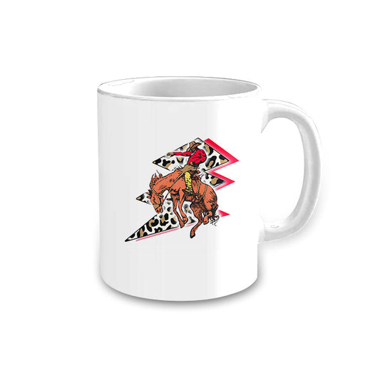 ( No moq ) Preorder Ceramic Mug Western Rodeo Cup Free Sipping