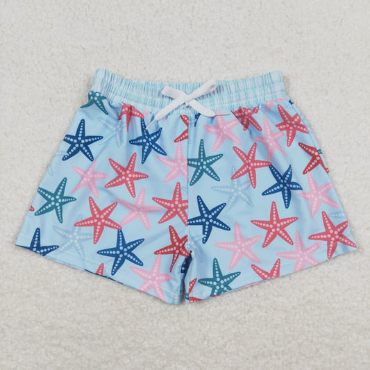 Baby Boy Stars Blue Swimming Trunks Shorts