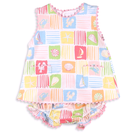 ( Moq 5 ) Preorder Baby Girls Kids Sleeveless Shell Plaid Tops Bummie Shorts Set Clothes