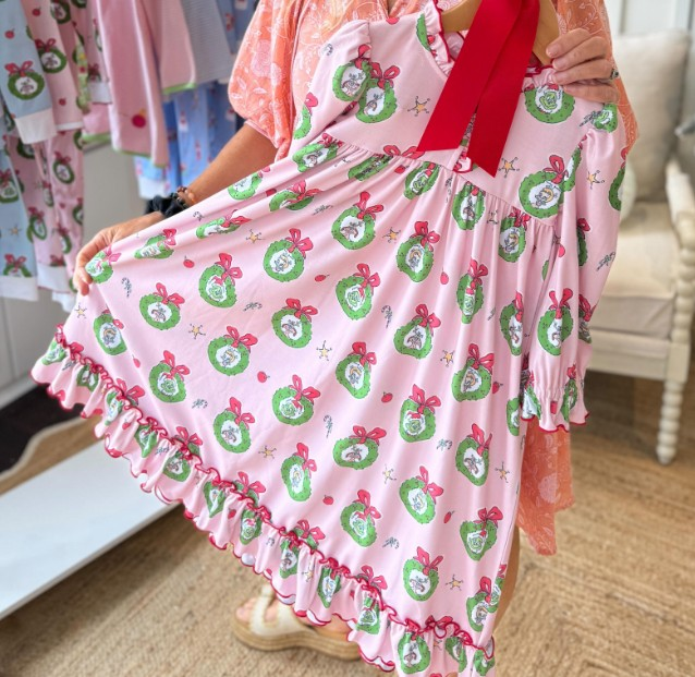 Pre-order Baby Girl Christmas Pink Dress