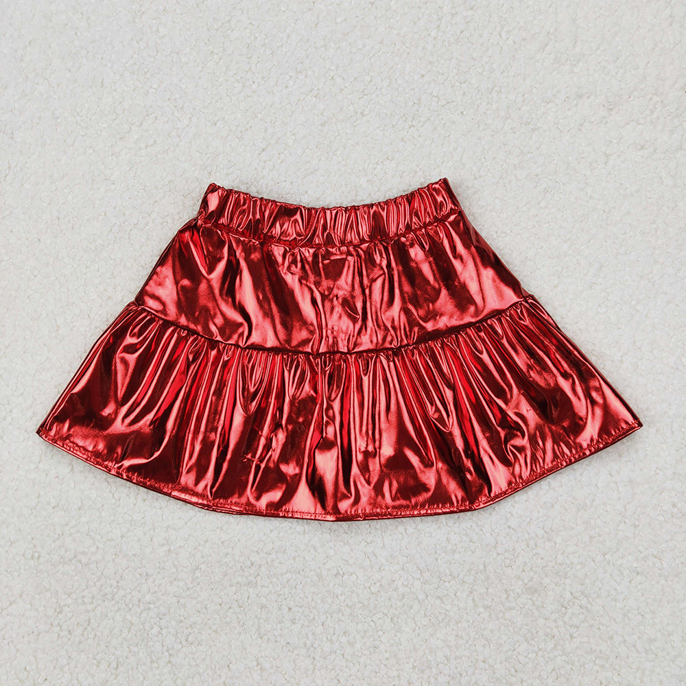 Baby Girl Leather Sibling Skirts Bottoms RTS