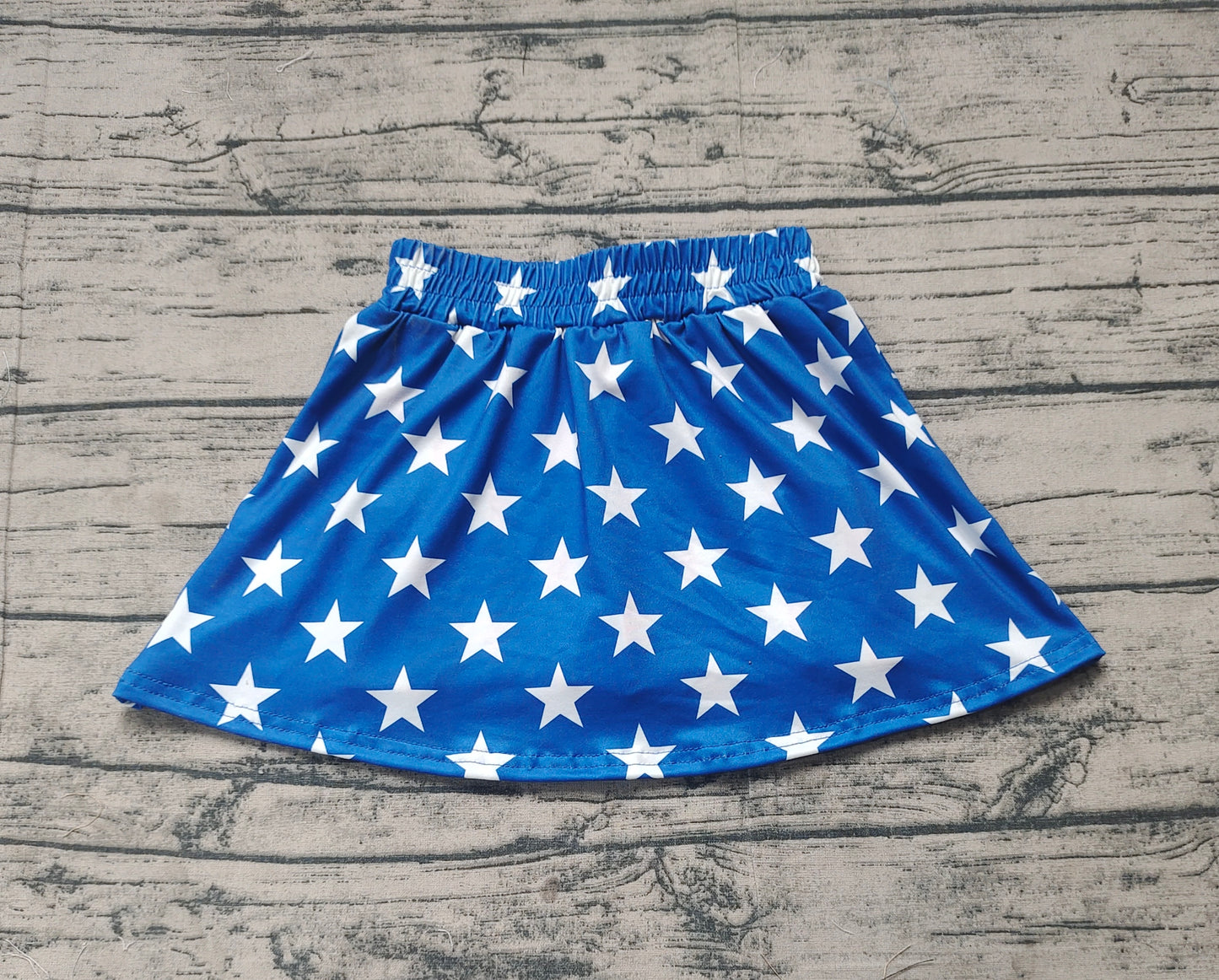 Baby Girl July 4th Stars Stripes Summer Skort Shorts Skirt RTS