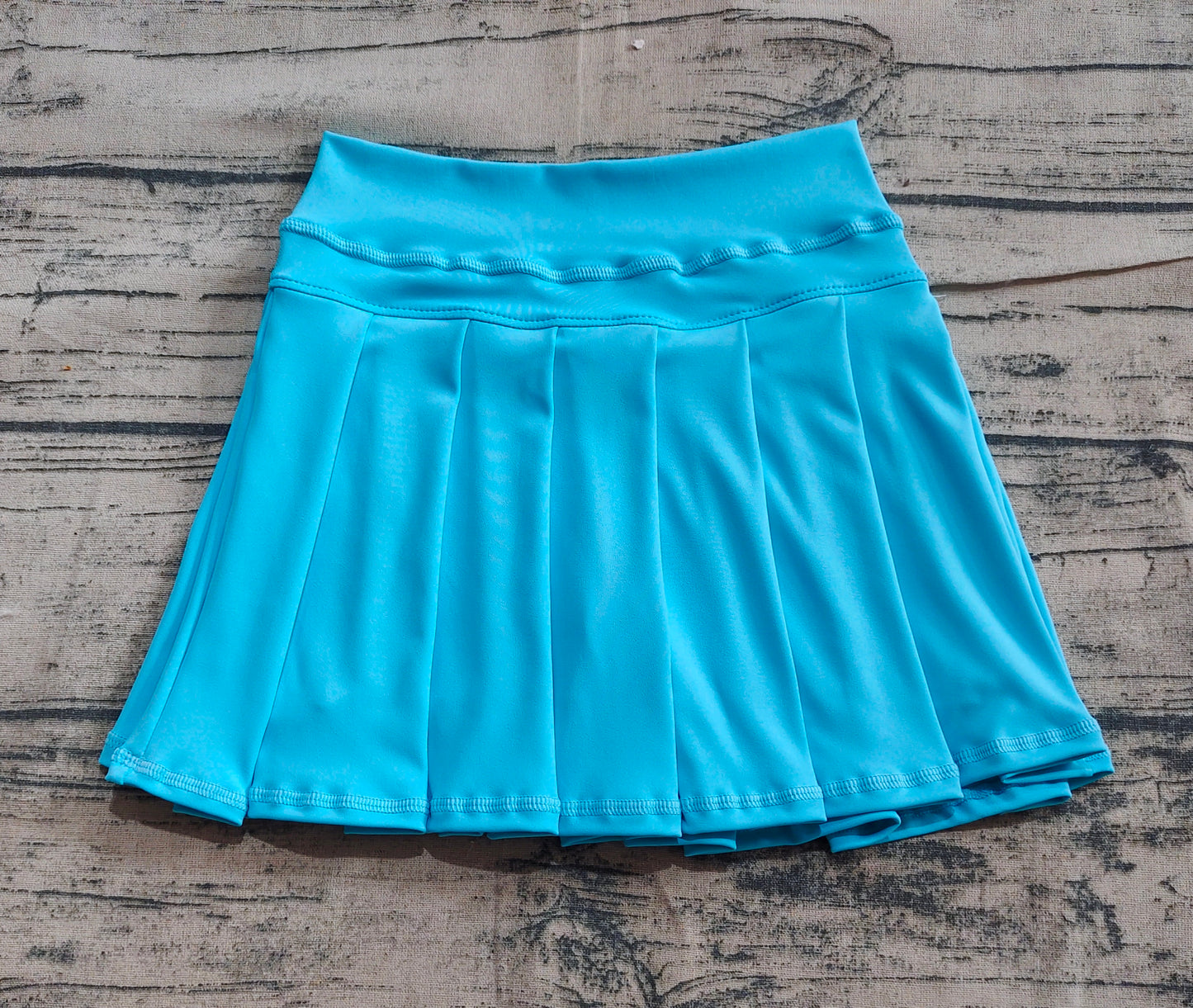 Baby Girl Toddler Blue Yoga Active Shorts Skirt Skorts Bottoms RTS
