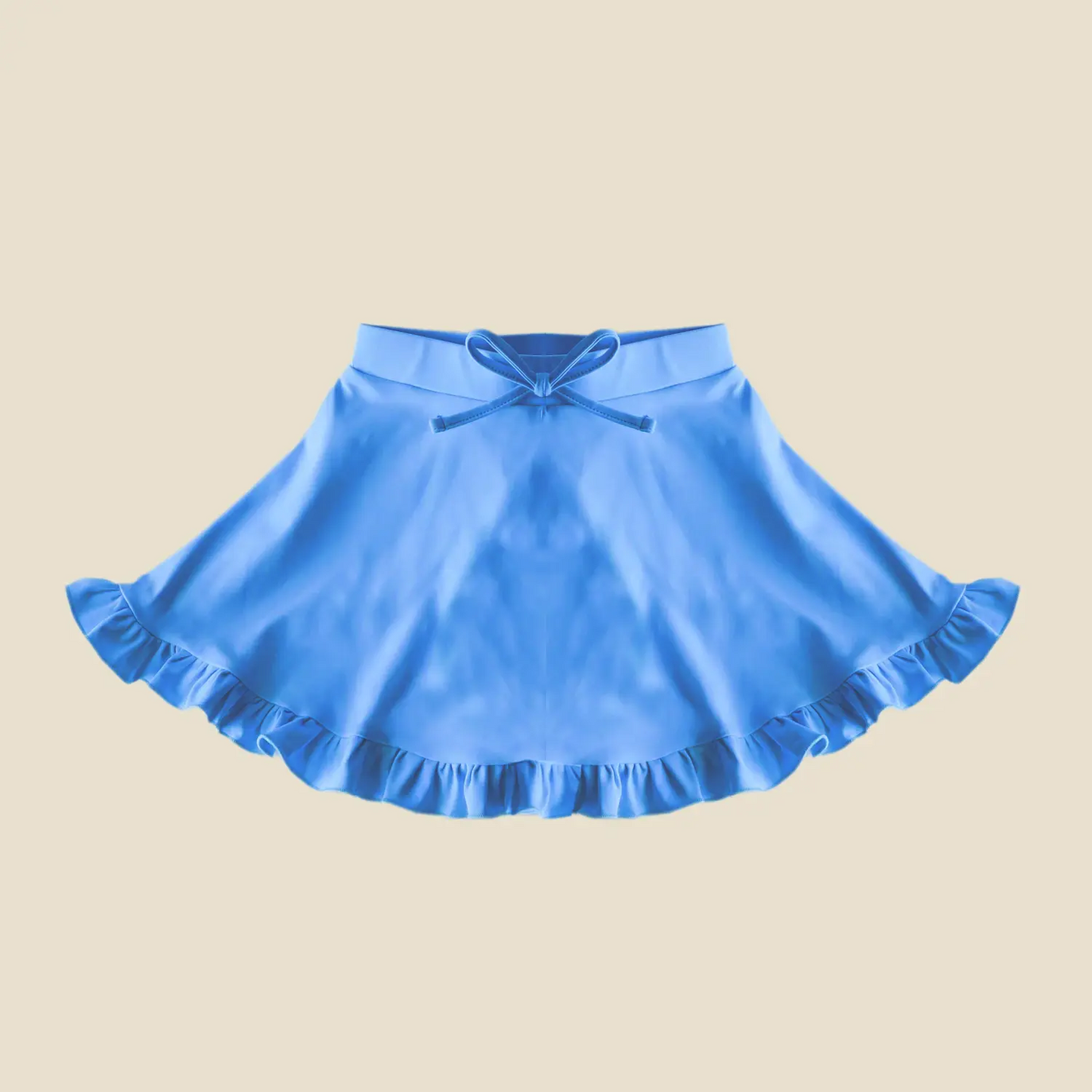 Preorder Baby Girl Yoga Active Blue Skorts ( Moq 5 )