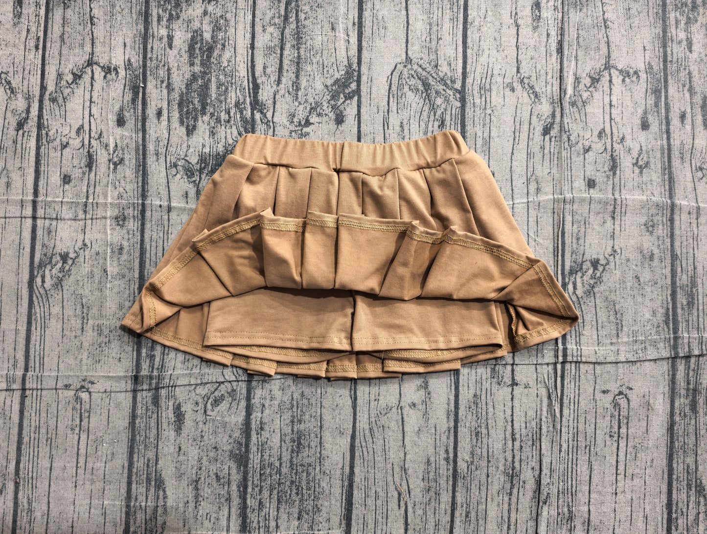 ( No moq ) Preorder Baby Girl Toddler Khaki Cotton Skirt