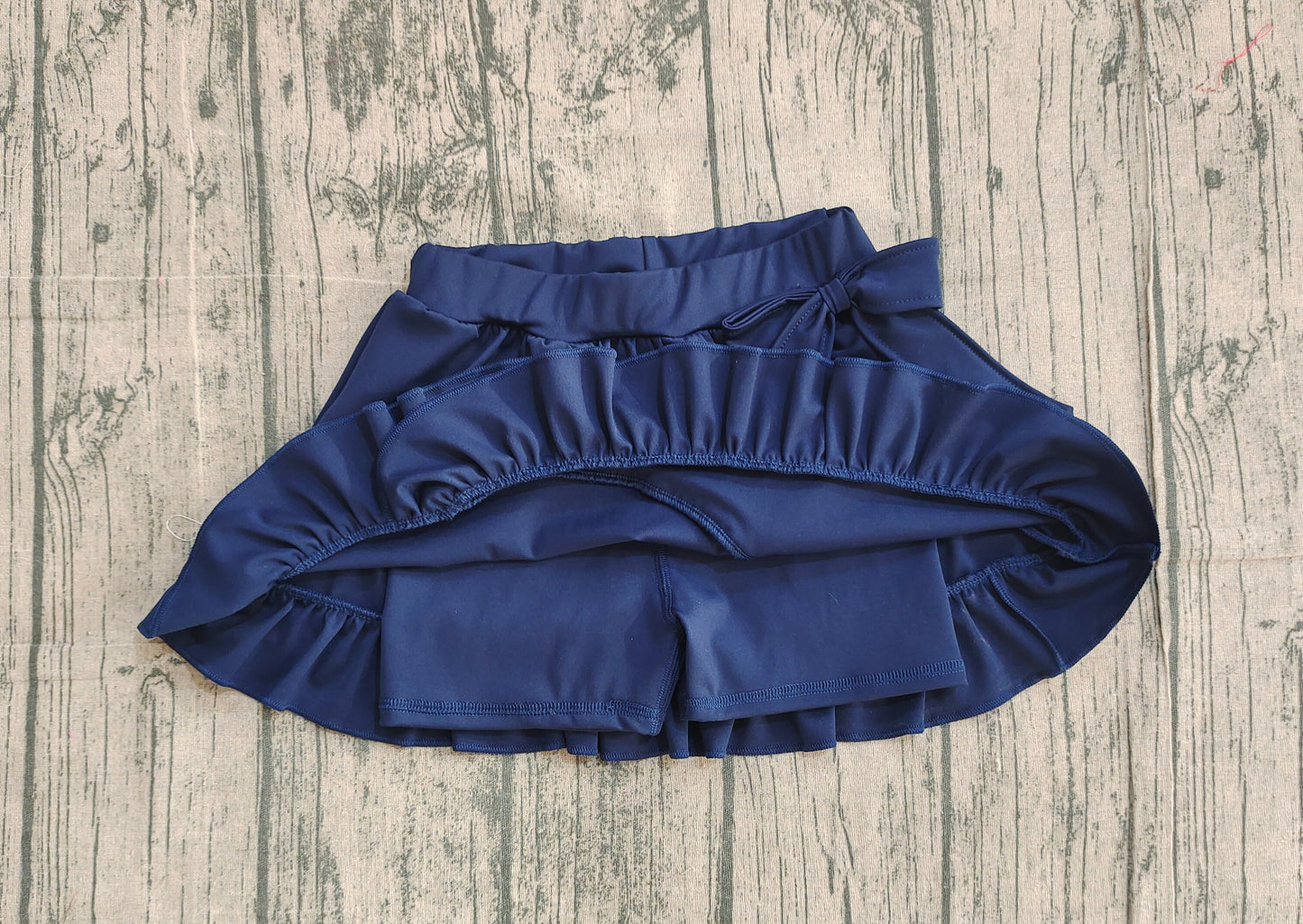 Baby Girls Kids Navy Ruffle Skirt Shorts Yoga Active Skort Bottoms