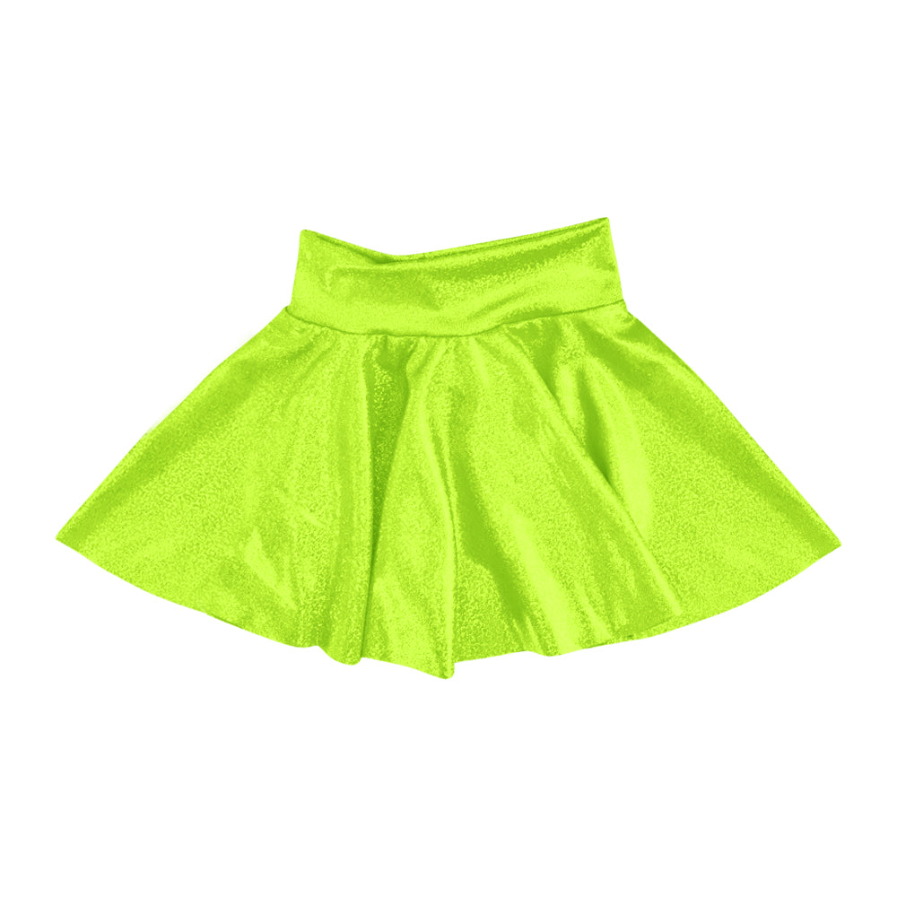 ( Moq 5 ) Preorder Baby Girls Kids Green Leather Shorts Skirt Bottom