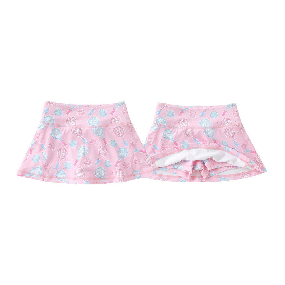 ( Moq 5 ) Preorder Baby Girls Kids Tennis Pink Skirt Shorts Bottoms Yoga Active Clothes
